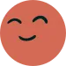 A happy little smiling face.